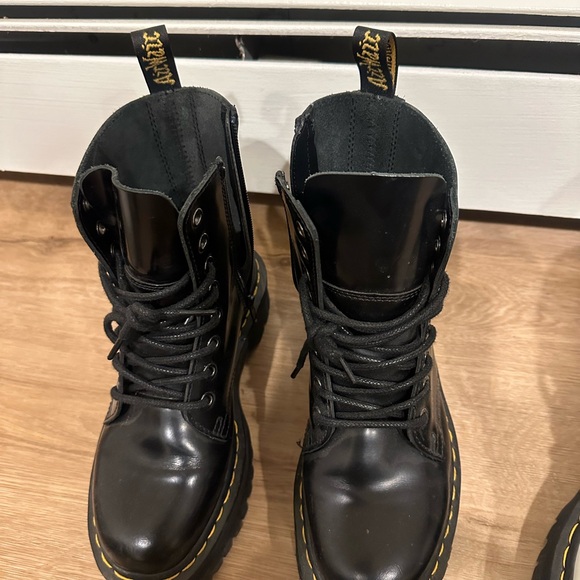 DR. MARTEN JADON BOOT SMOOTH LEATHER PLATFORMS - Picture 3 of 5